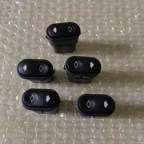 5/10 x Green light Power Passenger Window Switch Control Button for Ford Escort MK VII Mondeo MK II 