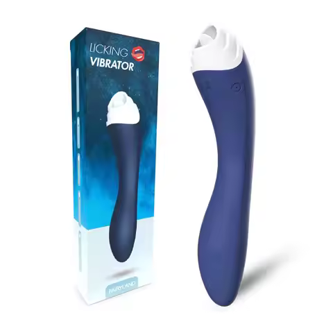 Tongue licking G-spot vibrator, USB charging 9-frequency honey bean flirting vibrator