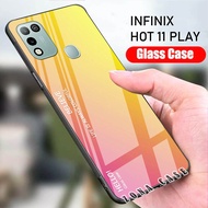 INFINIX HOT 11 PLAY - SoftCase Glass Kaca - [S27] - Pelindung Handphone Hp INFINIX HOT 11 PLAY- Casing Hp INFINIX HOT 11 PLAY - Case Hp INFINIX HOT 11 PLAY- Bisa Bayar Di Tempat - COD!!!