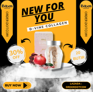 DVine D-vine Divine asli original ecer 20 butir Collagen Pemutih Kulit wajah muka badan glowing Glut
