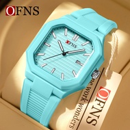 OFNS Stylish Casual Watch Luminous Waterproof Date Window & 24H Index