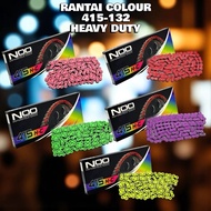 NOO noolamlukka 415 CHAIN RANTAI SPROCKET 132L COLOUR CHAIN WARNA RANTAI MOTOR 415-132L UNIVERSAL