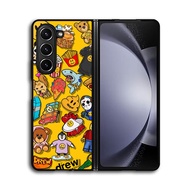 Casing Hardcase Softcase Custom Samsung Galaxy Z Flip 3 4 5 6 5G Z Fold 3 4 5 6 5G Drew Pattern TT00