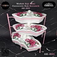 Fiorenza AK-885 Ceramic Rack Mini Casserole Serving Container