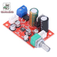 THETEAI AD828 Amplifier Board, DC9-24V/AC8-16V Single Power Preamplifier Board, Volume Control AD828