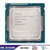 Used Intel Core I5 4670 3.4Ghz 6MB Socket LGA 1150 Quad-Core CPU Processor SR14D