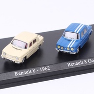1/87 Retro 2-Pack Renault 8 Sports Gordini Simulation Car Model universal hobbies Out of Print Model