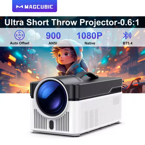 Magcubic HY450 Projector Home Projector Ultra Short Throw 900 ANSI Auto Offset 1080P 8K Electronic F