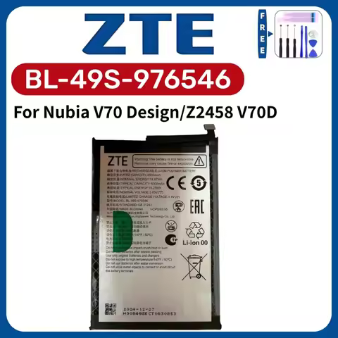 Original battery For ZTE BL-49S-976546 Battery for Nubia V70 Design/Z2458 V70D BL-49S-976546 high qu