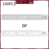 STA 18cm 7 Educare Wound Ruler PAPER 18cm 7 Wound Measuring Tape 100 Pack