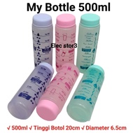 GROSIR ISI 12PCS Botol minuman 500ML My bottle Botol Minum biggy BPA FREE botol 500ML