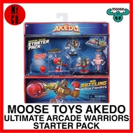 MOOSE TOYS AKEDO ULTIMATE ARCADE WARRIORS STARTER PACK MINI BATTLING ACTION FIGURES
