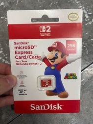 全新Switch2 SanDisk micro SD Express Card/Carte 256GB