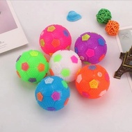 AO Home Toy LED Light Stress Relief Massage Ball Sound Pinched Flash And Bounce Elastic Football Chi
