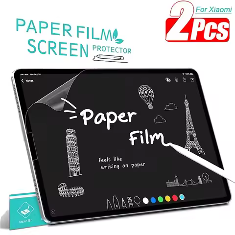 2Pcs Paper Feel Screen Protector Film Matte PET Painting Write For Xiaomi Pad 5 6 7 8 6S Pro 11 12.4
