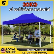 10 x 10 Ft Folding Canopy Full Set Night Market Canopy kanvas khemah canopy tent Portable Canopy khe