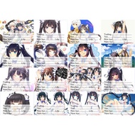 Hestia anime notebook labels 1 sheet 16 labels