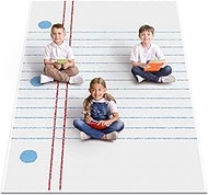 Teenyyou 5 x 7.6 ft Large Classroom Rug Elementary Educational Area Rug Kids Room Children Classroom