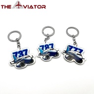 Cartoon Cartoon Cute Acrylic Keychain B737/B777/B787 Boeing Airplane Keychain Souvenir Valentine's D