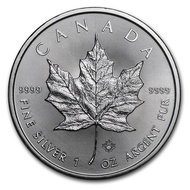 2017 Canadian Maple Leaf 1 oz .9999 Silver Coin 1oz