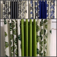 Big Leaf Design Ring Curtain Geena Cloth 7ft 6ft and 5ft sold per piece