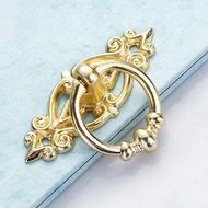 Hardware Antique Alloy Handle Vintage Drawer Pull Ring Cabinet Handle Closet Sling Ring With 2Pcs Screws