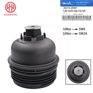Oil Filter Cap Complete For Hyundai Santa FE DM Tucson ix35 Maxcruze Kia Sportage Sorento 263152F001