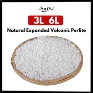 ITOSHI 3L 6L Perlite 珍珠岩 3-5mm Garden Soil Cactus Bonsai Succulents Soil Natural Volcanic Perlite Pl