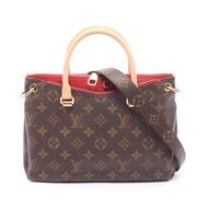 【二手】路易威登LOUIS VUITTON Pallas BB 2WAY 手提包 M41241 櫻桃紅 PVC 塗層帆布皮革 Pallas BB 女士二手 A