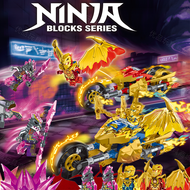 LEGO Phantom Ninja Gift: Building Block Jies Divine Dragon Motorcycle Revenge Stone Crystal Man 6 To