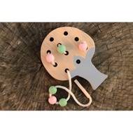 Montessori Wooden Baby Toys Educational Preschool Toys Baby, Wooden Toys for Toddlers, Handmade Sens