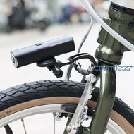 Bike Front Light Bracket for Brompton MTB Road Bike Headlight Bracket Stand Bike Fork Mount for Camera Gopro Light Holder Base [countless.sg]