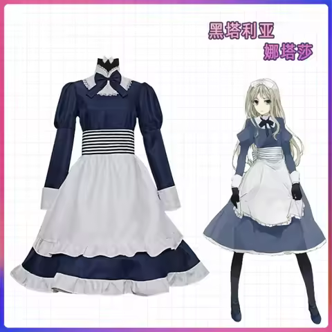 APH Axis Powers Hetalia Belarus Anime Cosplay Costume Maid Lolita Party Princess Dress Halloween Chr