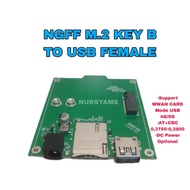 Adapter wwan card Ngff M2 To Usb 3.0 Female Modem Assembly Support EM745 L850/L860 DW5821 EM7430 LN9