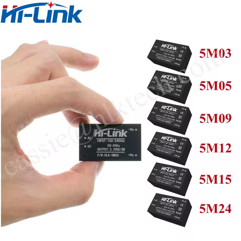 Hi-Link AC-DC converter 5W AC 220V to DC 5V 5M03 HLK-5M05 1A isolated switching step-down power supp