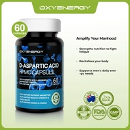 Oxyenergy Testo Booster for Men 60's Testosterone Booster Kuat Supplement Maca DAA Energy Booster Bu