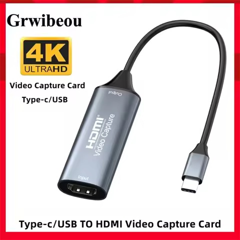 USB 3.0 Video Capture Card USB/Type-c TO HDMI-compatible Adapter Game Grabber Record ms2130 for Live