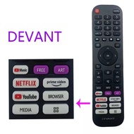 Devant Smart TV remote 32STV103 50QUHV04 55UHD202 43stv103 65QUHV04 55quhv04