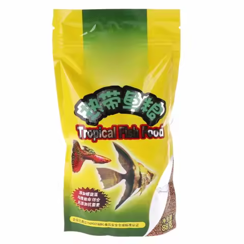 Aquarium Tank Tropical Fish Food Small Fish Feed Grain 88g Delicious Food Especially for Guppy Lante