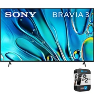 Sony BRAVIA 3 K65S30 65 inch 4K HDR Smart LED TV (2024) - (Renewed) Bundle with 2 Year Enhanced Prot