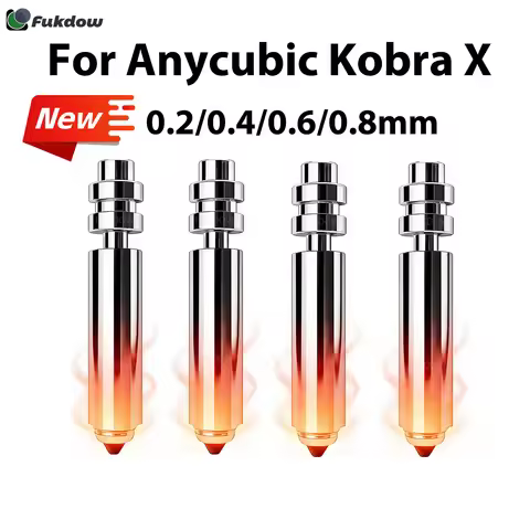 Upgraded Kobra X Hotend Nozzle Support High Temperature&High Speed For ANYCUBIC Kobra X Combo 3D Pri