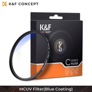 K&F Concept MCUV Blue Coating Lens Filter Ultra-Thin Frame