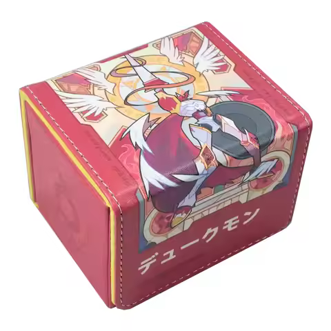 New Cartoon Diy Digimon Gallantmon Omegamon Card Protection Box Opcg Ptcg Ygo Dtcg Card Protection B