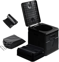 Simple Toilet, Portable Toilet, Load Capacity 330.7 lbs (150 kg), Emergency Toilet, Folding Disaster