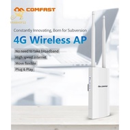 Comfast CF-E5 High Speed Outdoor 4G LTE Wireless AP Wifi Router Plug and Play 4G SIM Card Portable Wireless Router WiFi Router(EU Plug)