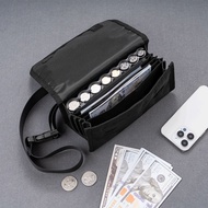 Euro Coin Tube Waist Bag Set Portable Coin Tube Coin Purse Storage Bag Coin Coin Coin Purse 2.3