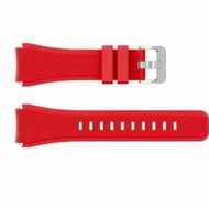original strap tali jam karet rubber sport samsung galaxy watch 3 45mm - red