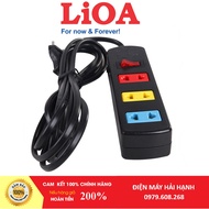 LIOA 3-outlet extension power outlet - with switch