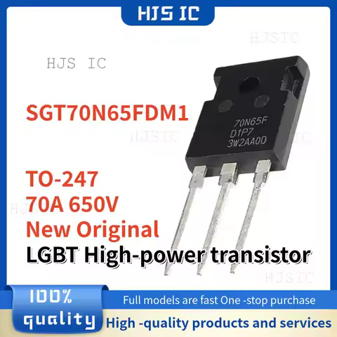 5-10PCS 100% New Original 70N65FDM1 70N65F SGT70N65FDM1 TO-247 70A 650V LGBT High-power transistor