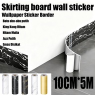 10CM*5M Wallpaper Sticker Border List Decorative Sticker Glossy Premium Waterproof Border Sticker Ce